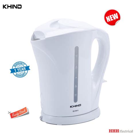 Looking for a good electric kettle in malaysia for your new home? KHIND ELECTRIC JUG KETTLE EK5813 (1.7L) | Shopee Malaysia