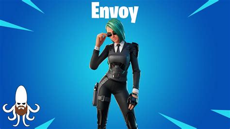 Envoy Skin Review And Gameplay Fortnite Youtube