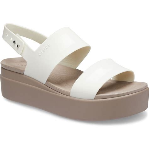 Crocs Brooklyn Low Wedge Sandals White Buy And Offers On Dressinn
