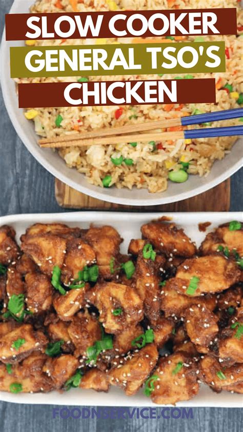 Slow Cooker General Tsos Chicken • Foodnservice