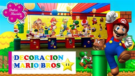 Mario Bros 🎁🎈 Decoración Temática 🎈🎁 Decoración Fiestas Detalles Y