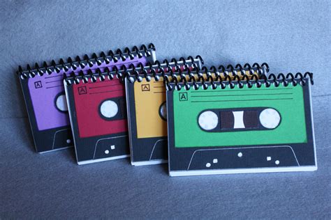 Cassette Tape Notebooks Tallys Treasury