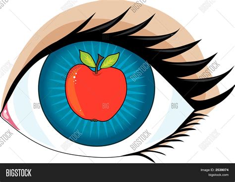 Apple My Eye Vector And Photo Free Trial Bigstock