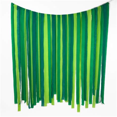 Green Paper Streamer Diy Backdrop Kit Diy Backdrop Streamer