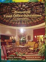 Photos of Managing Front Office Operations
