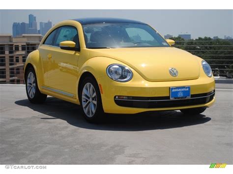2013 Yellow Rush Volkswagen Beetle Tdi 81288482 Car