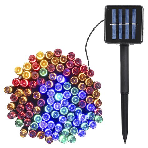 Solar Powered String Light 100/200 LEDs 2 Lighting Modes IP65 Water