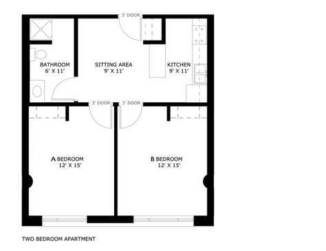 The average denmark, wi 2 bedroom apartment size is 1,025 sq. Salon Floor Plan | Joy Studio Design Gallery - Best Design
