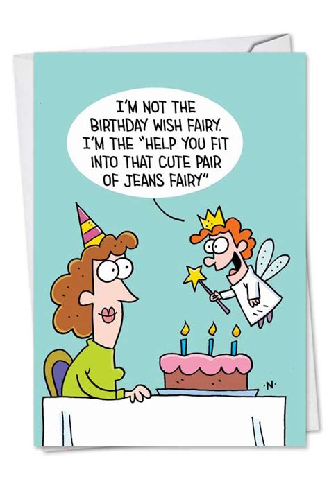 This birthday card that's impossible to explain. Birthday Wish Fairy Cartoons Birthday Card Scott Nickel