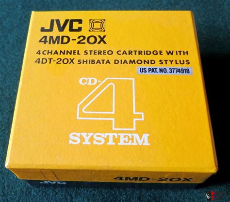 JVC 4MD 20X Turntable Cartridge 4DT 20X Shibata Tip Nude Diamond Stylus