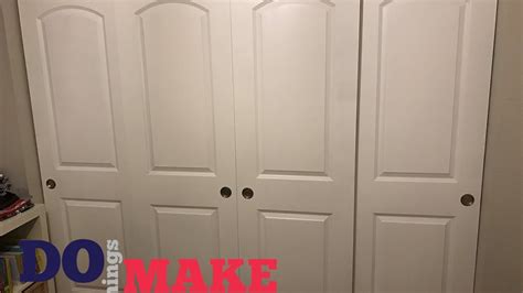 In this diy bifold barn door tutorial i will show how you can add a farmhouse touch to a closet door using a piece of 1/4 inch plywood costing around $15.here is how the linen closet looked for over two years. DIY Sliding Closet Doors, Easy Do It Yourself - YouTube