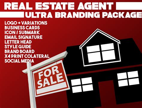 Real Estate Agent Broker Branding Package Marketing Package Business