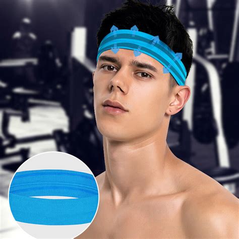 Cycling Headband Elastic Spa Wash Face Hairband For Outdoor Sport Sky