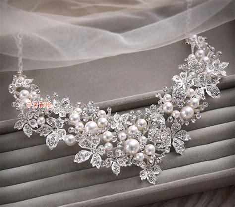 Buy Wholesale Wedding Jewellery Pearl Crystal Rhinestone Alloy Flower