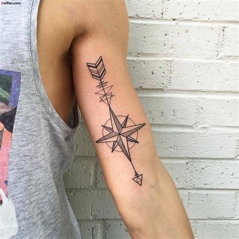 90 Artistic And Eye Catching Compass Tattoo Designs Arrow Compass