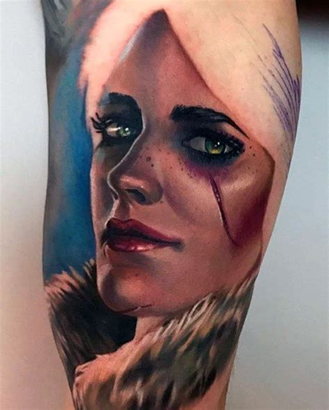 Witcher Guys Tattoos The Witcher Pinup Witcher Tattoo Tattoo