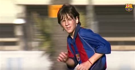 Lionel messi has taken ansu fati under his wing! Watch Lionel Messi show off his skills as a young prodigy at Barcelona's La Masia academy