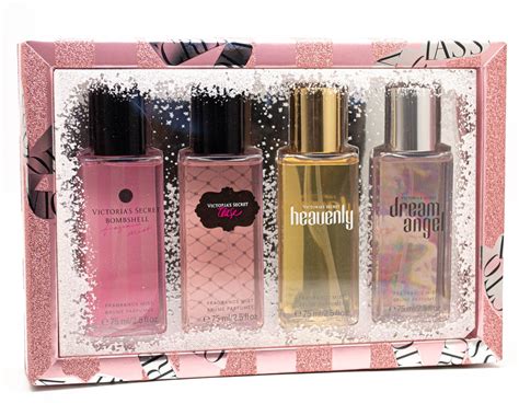 Victorias Secret Luxury Fragrance Mists 4pc Set Bombshell Tease