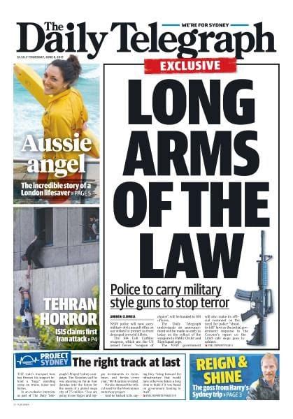 The Daily Telegraph Sydney — June 8 2017 Pdf Download Free