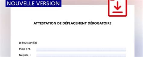 Il suffit de présenter un justificatif de domicile (quittance de loyer, facture d'électricité. Nouvelle attestation de déplacement dérogatoire | Mairie ...