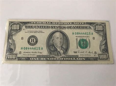 100 Dollar Bill 1988 Vintage Real Money Etsy