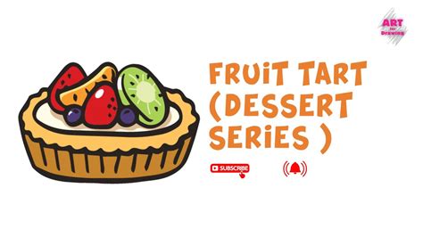 How To Draw Fruit Tart Dessert Series Youtube