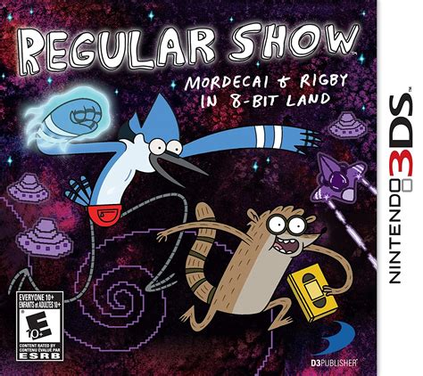Regular Show Mordecai And Rigby In 8 Bit Land Nintendo 3ds Ntsc