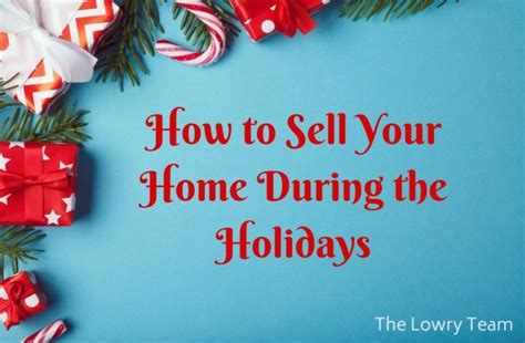 how to sell a house during the holidays
