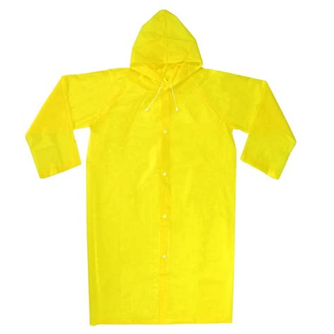 Unisex Adult Portable Raincoat Rain Poncho Eva Reusable With Hoods And