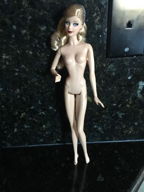 Nude Barbie Doll Model Muse Hair Light Brown Eyes Mackie For Ooak