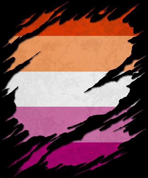 Lesbian Pride Flag Ripped Reveal Digital Art By Patrick Hiller My Xxx Hot Girl
