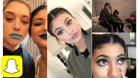new kylie jenner snapchat videos w stas october youtube