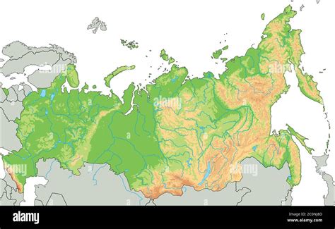 Siberia Map Hi Res Stock Photography And Images Alamy