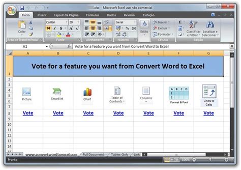 Convert Word To Excel Download Para Web Grátis