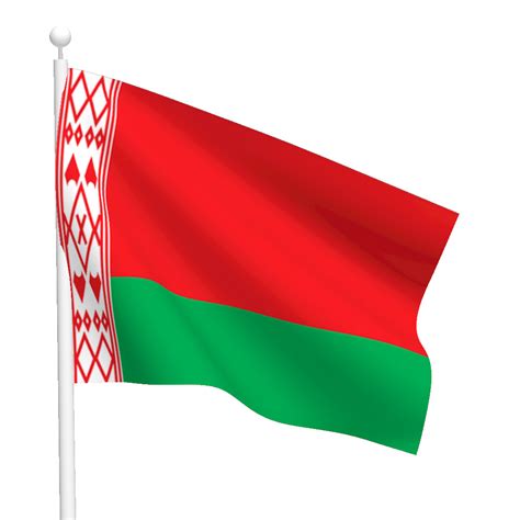 Minsk (2 million 9,7 thousand) population: Belarus Flag (Heavy Duty Nylon Flag) | Flags International