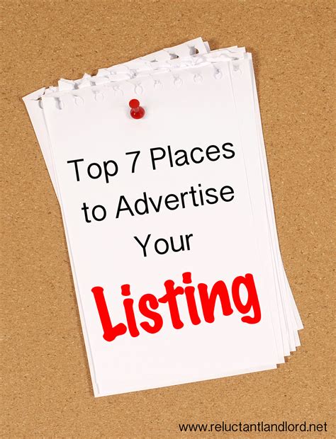 Top 7 Places to Advertise Your Listing - The Reluctant Landlord