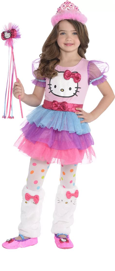 Create Your Own Girls Rainbow Hello Kitty Costume Accessories Party City