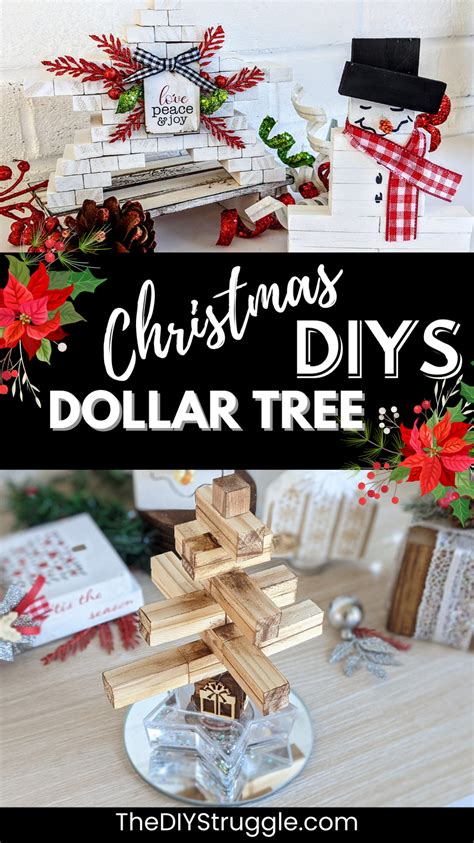 Christmas Diys Dollar Tree Made Out Of Wooden Blocks