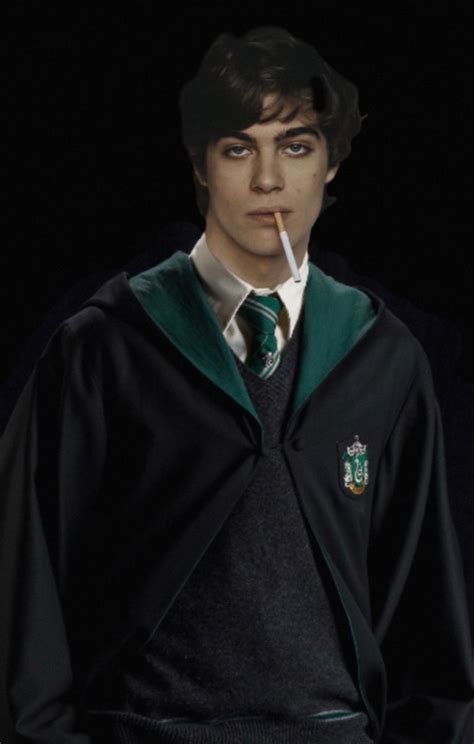 Theodore Nott In Slytherin Robes Harry Potter Background Slytherin