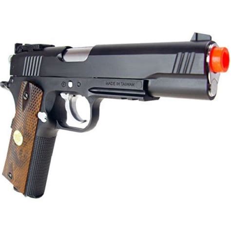 500 Fps New Full Metal Wg Airsoft M 1911 Gas Co2 Hand Gun Pistol W 6mm