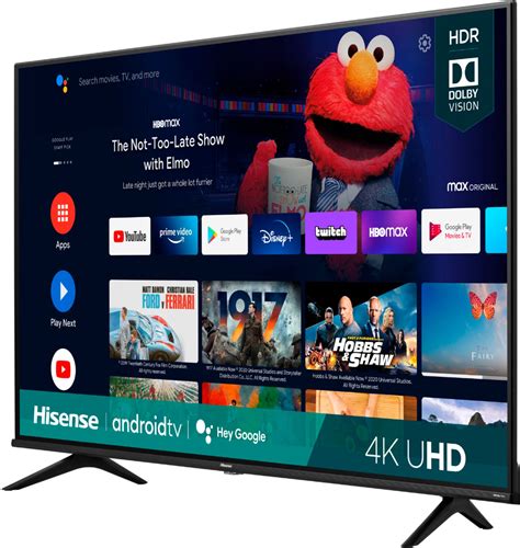 Best Buy Hisense 60 Class A6g Series Led 4k Uhd Smart Android Tv 60a6g