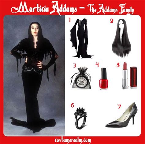 Morticia Addams Costume 🖤 Halloween Costume Guide