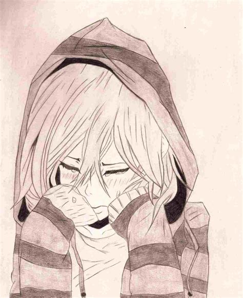 Orasnap Drawing Of Crying Anime Girl