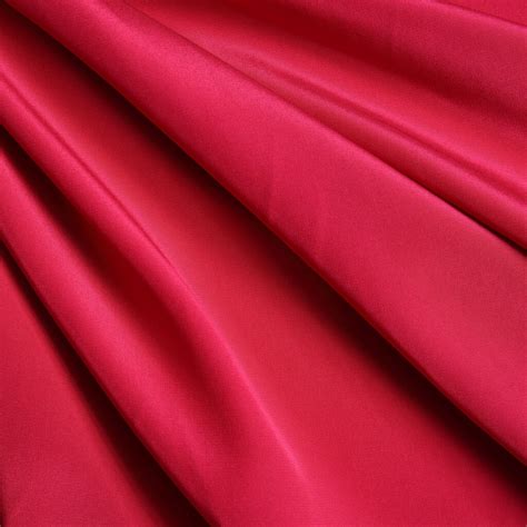 Silk Crepe De Chine Fuchsia Bloomsbury Square Dressmaking Fabric