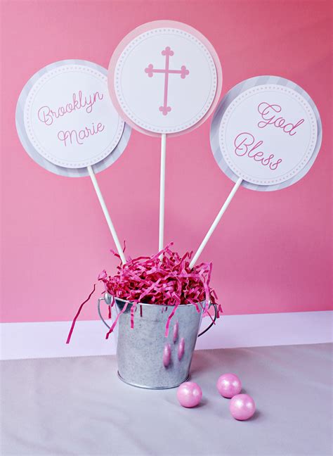 First Communion Party Decorations In Pink 505 Design Inc