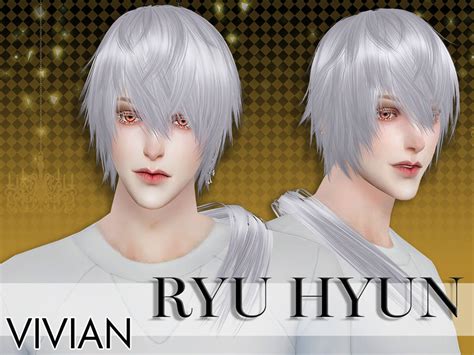 The Sims Resource Viviandang Hair Ryu Hyun