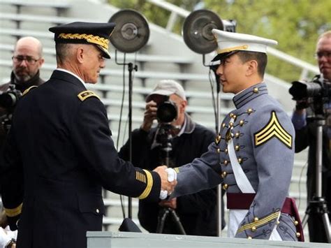 At West Point Graduation Biden Praises The Parents