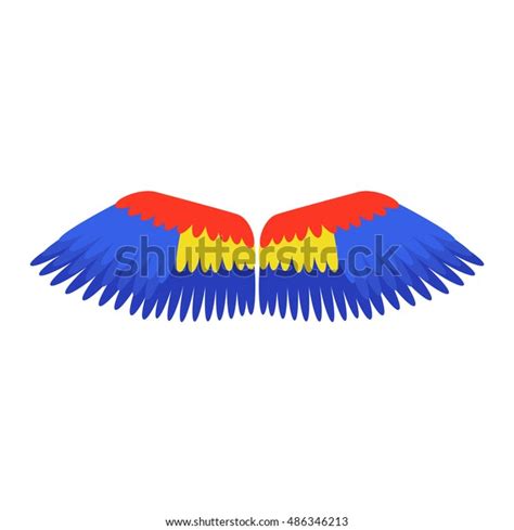 Bird Wings Isolated Animal Isolated Pinion Stock Vector Royalty Free