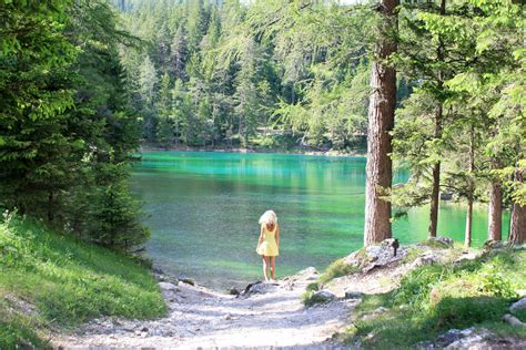 Gruener See Green Lake Austria Summer And Winter Green Lake Austria