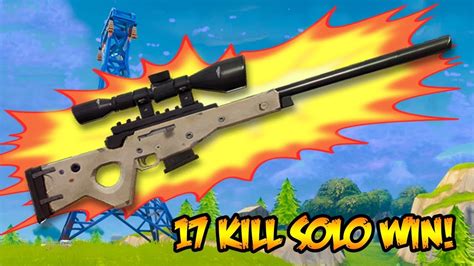 Fortnite 18 Kill Solo Sniper Victory Youtube